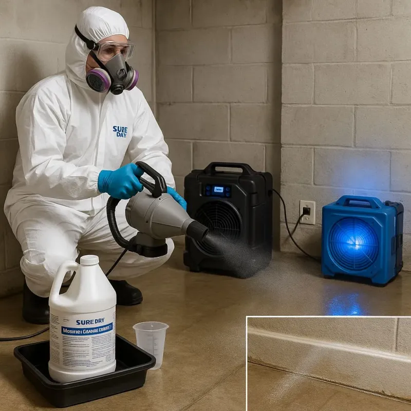 Sanitization and Odor Removal process in Leesburg, OH