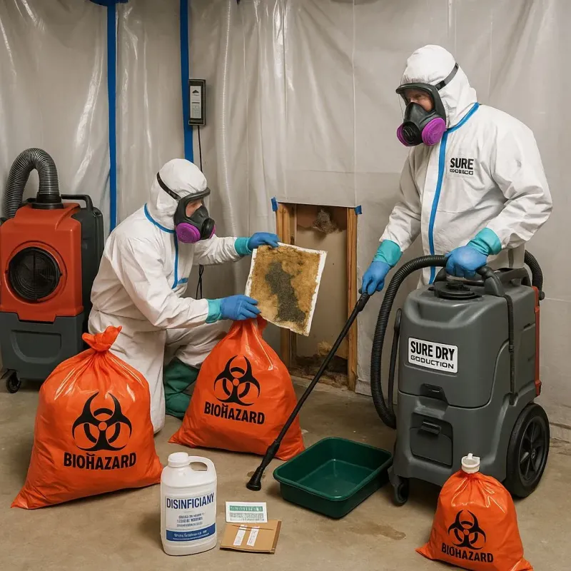 Contaminated Water Handling Protocols process in Leesburg, OH