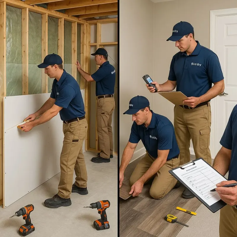 Repairs and Reconstruction process in Leesburg, OH